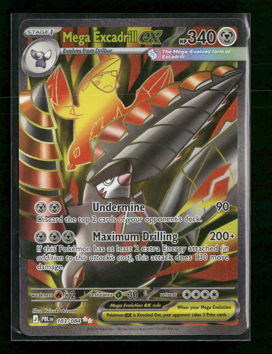 ME05: Pitch Black Mega Excadrill ex #103/084