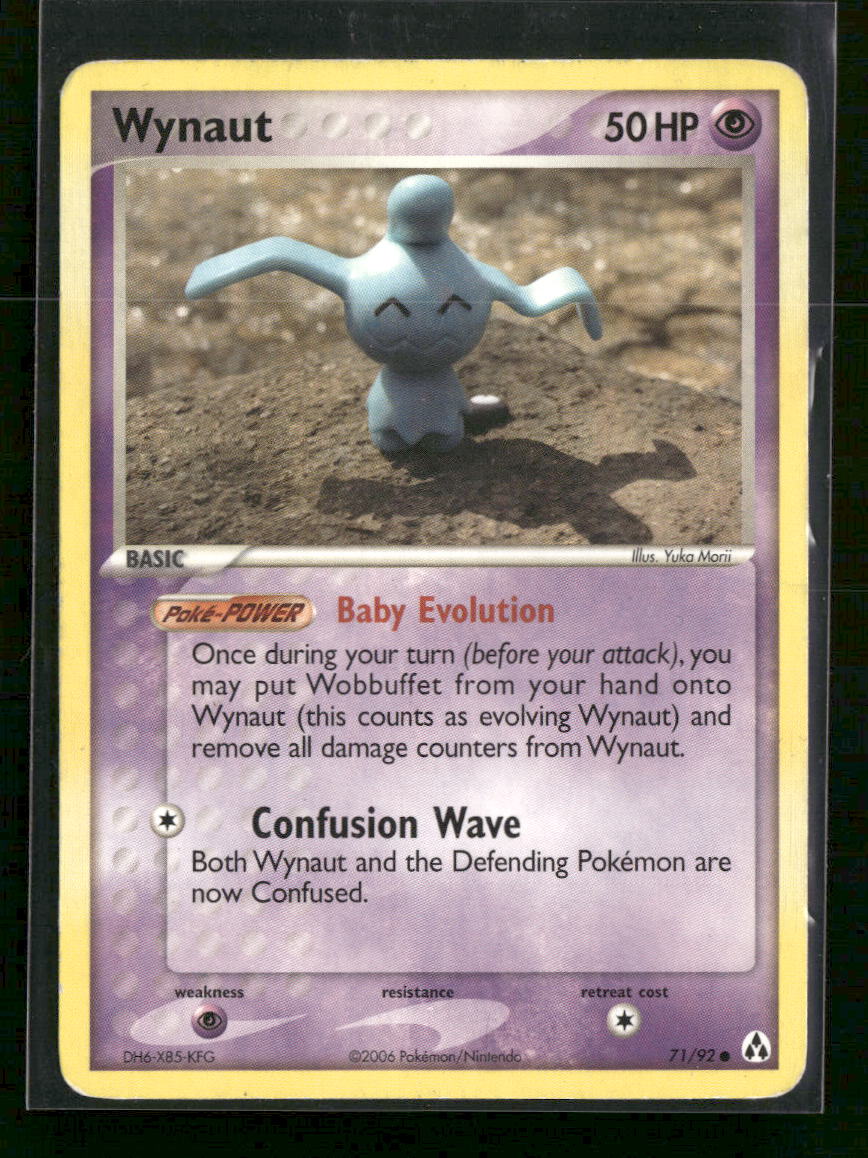 EX Legend Maker Wynaut #71/92 Damaged
