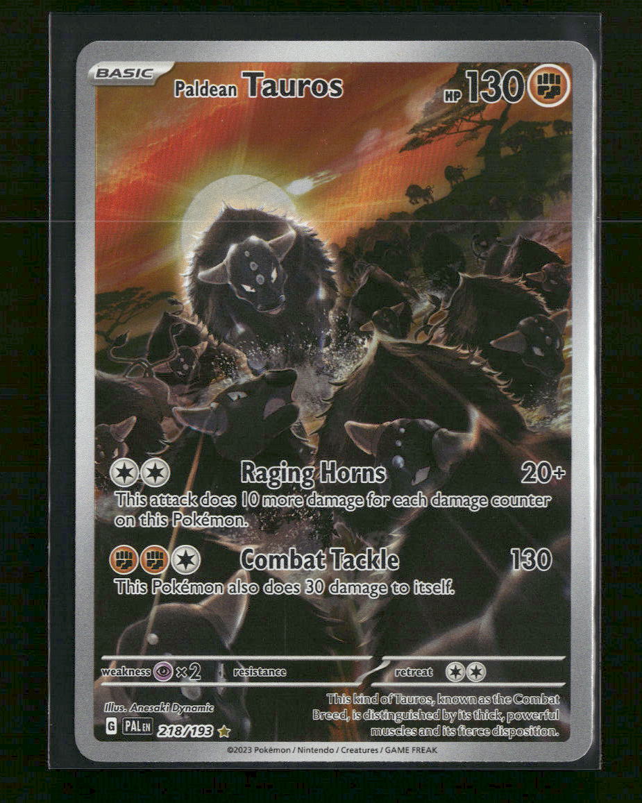 SV02: Paldea Evolved Paldean Tauros #218/193