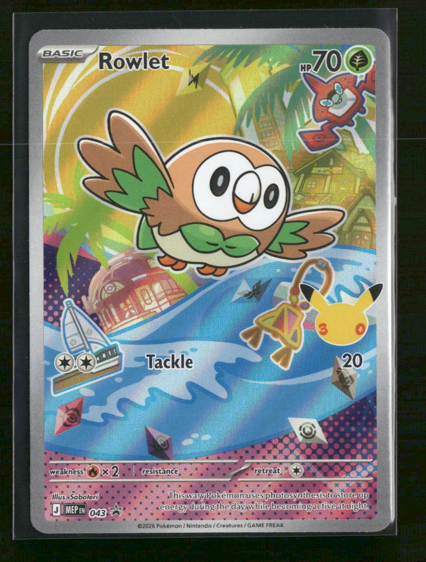 ME: Mega Evolution Promo Rowlet #043