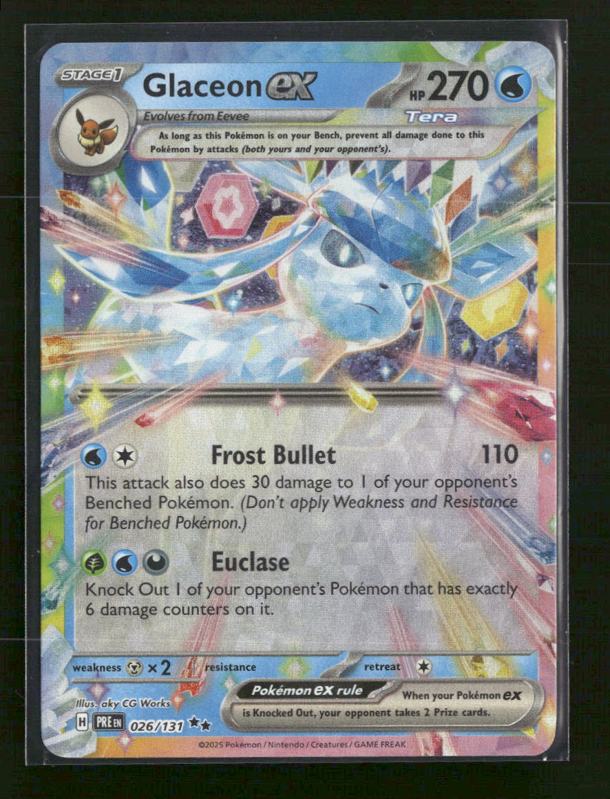 SV: Prismatic Evolutions Glaceon ex #026/131