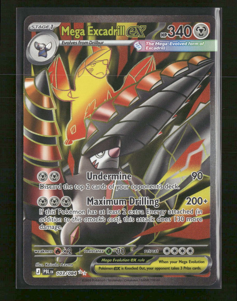 ME05: Pitch Black Mega Excadrill ex #103/084