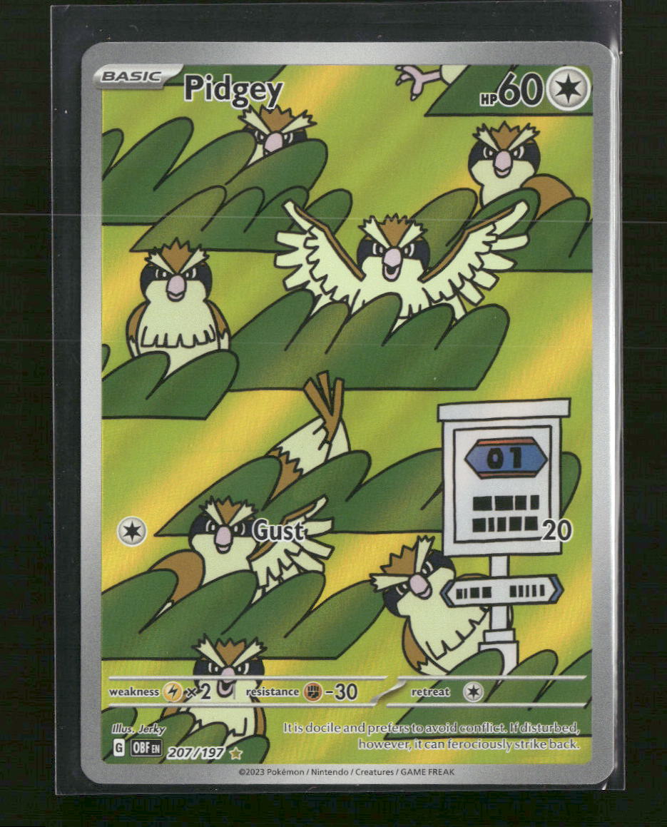 SV03: Obsidian Flames Pidgey #207/197