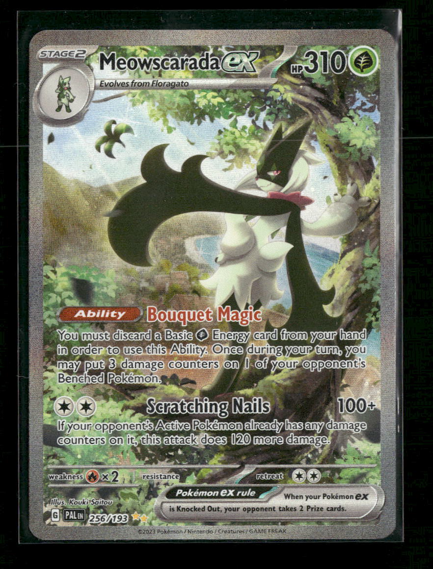 SV02: Paldea Evolved Meowscarada ex #256/193