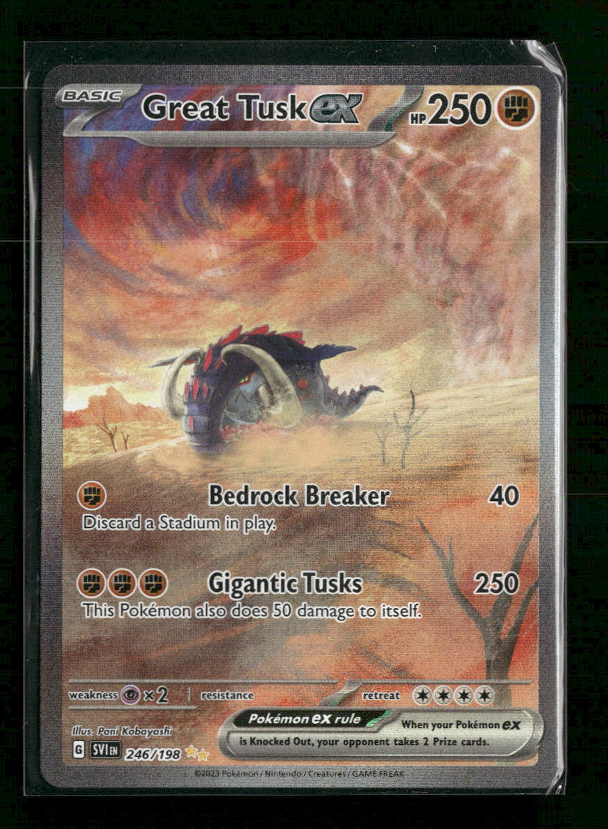 SV01: Scarlet & Violet Base Set Great Tusk ex #246/198