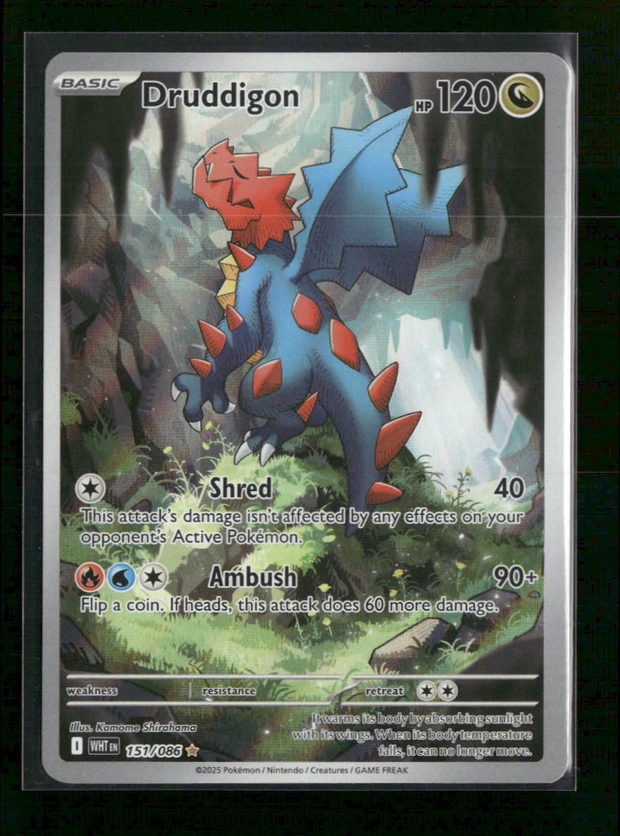 SV: White Flare Druddigon #151/086