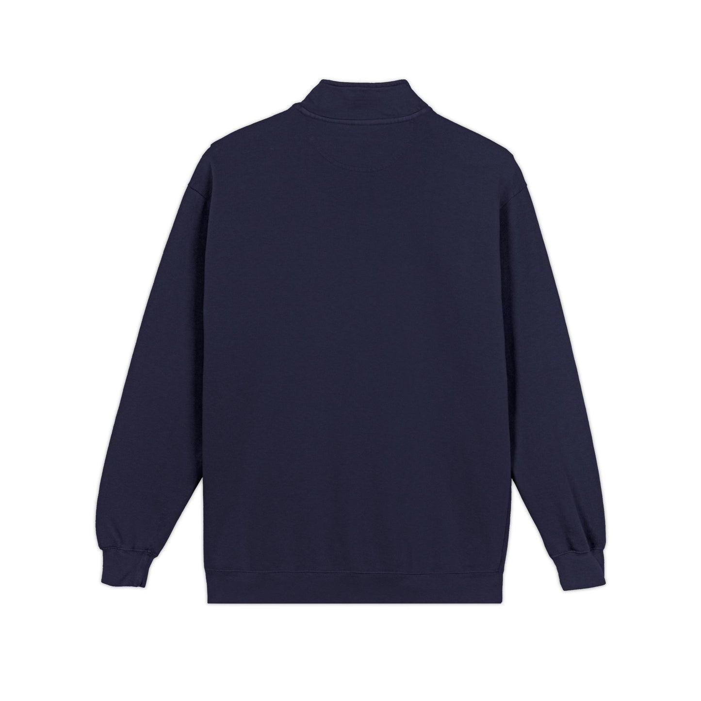 Quarter-Zip Sweatshirt — Retro 'OFB' Chest Logo, Casual Lightweight Pullover