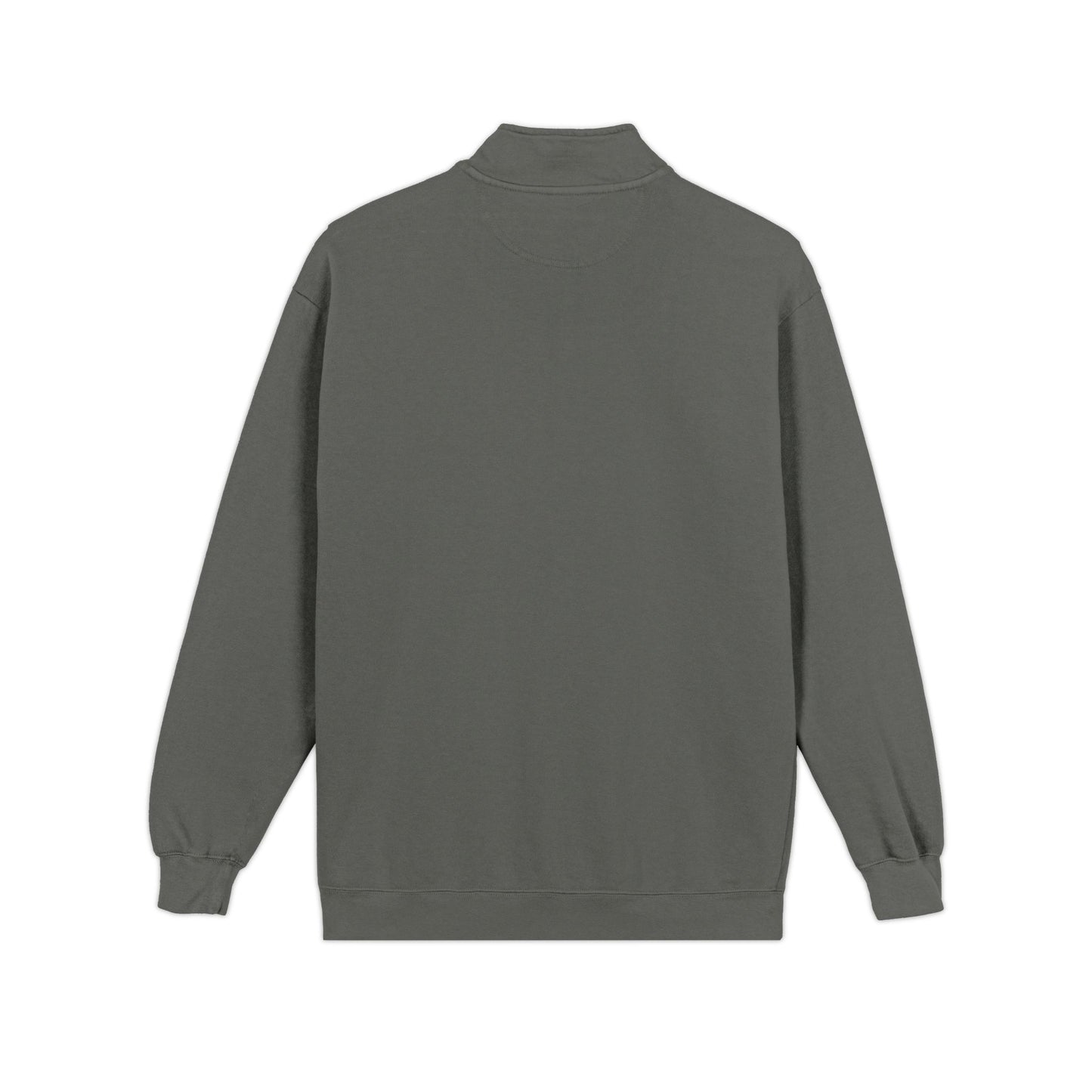 Quarter-Zip Sweatshirt — Retro 'OFB' Chest Logo, Casual Lightweight Pullover