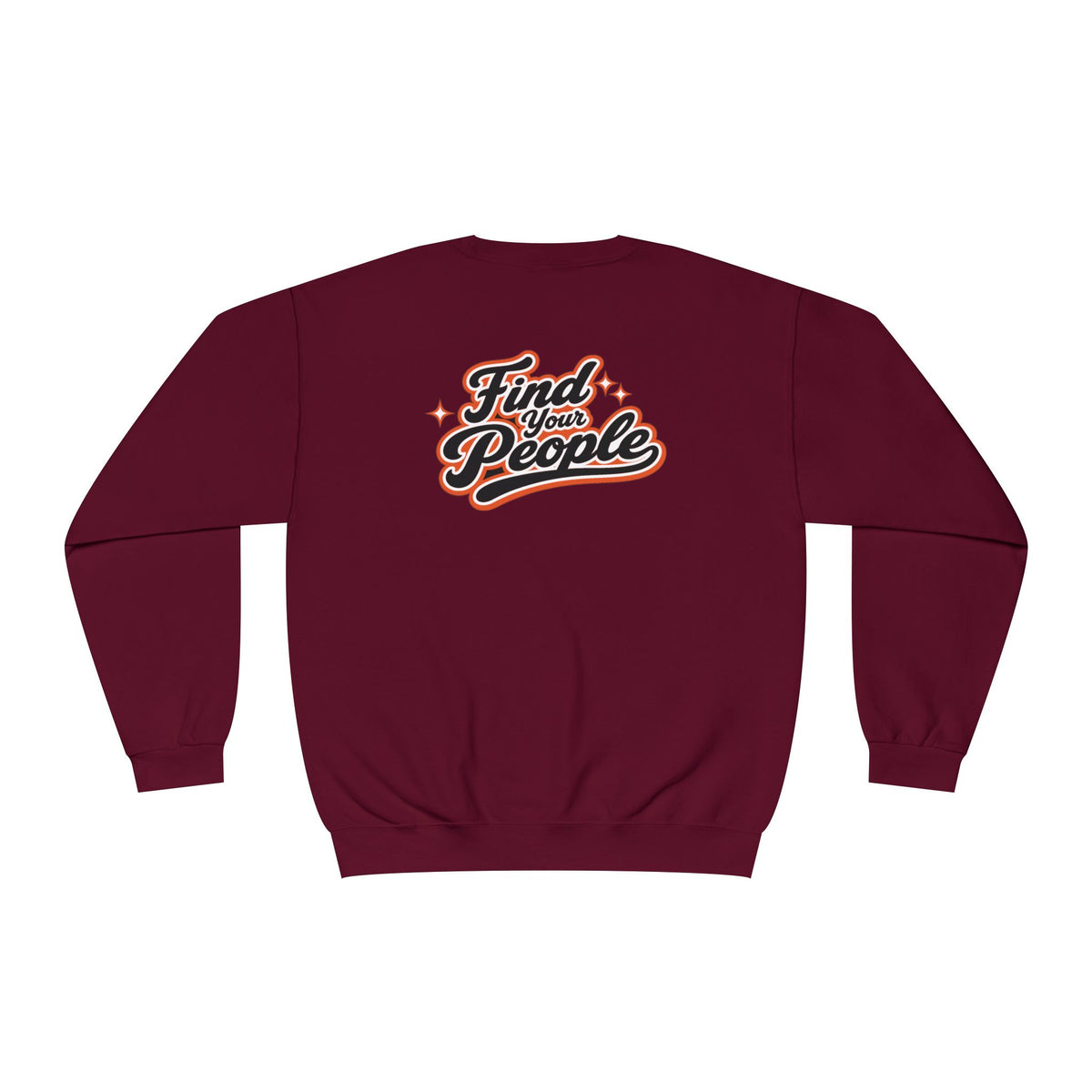 Find Your People Crewneck Sweatshirt – Retro Script Graphic Pullover