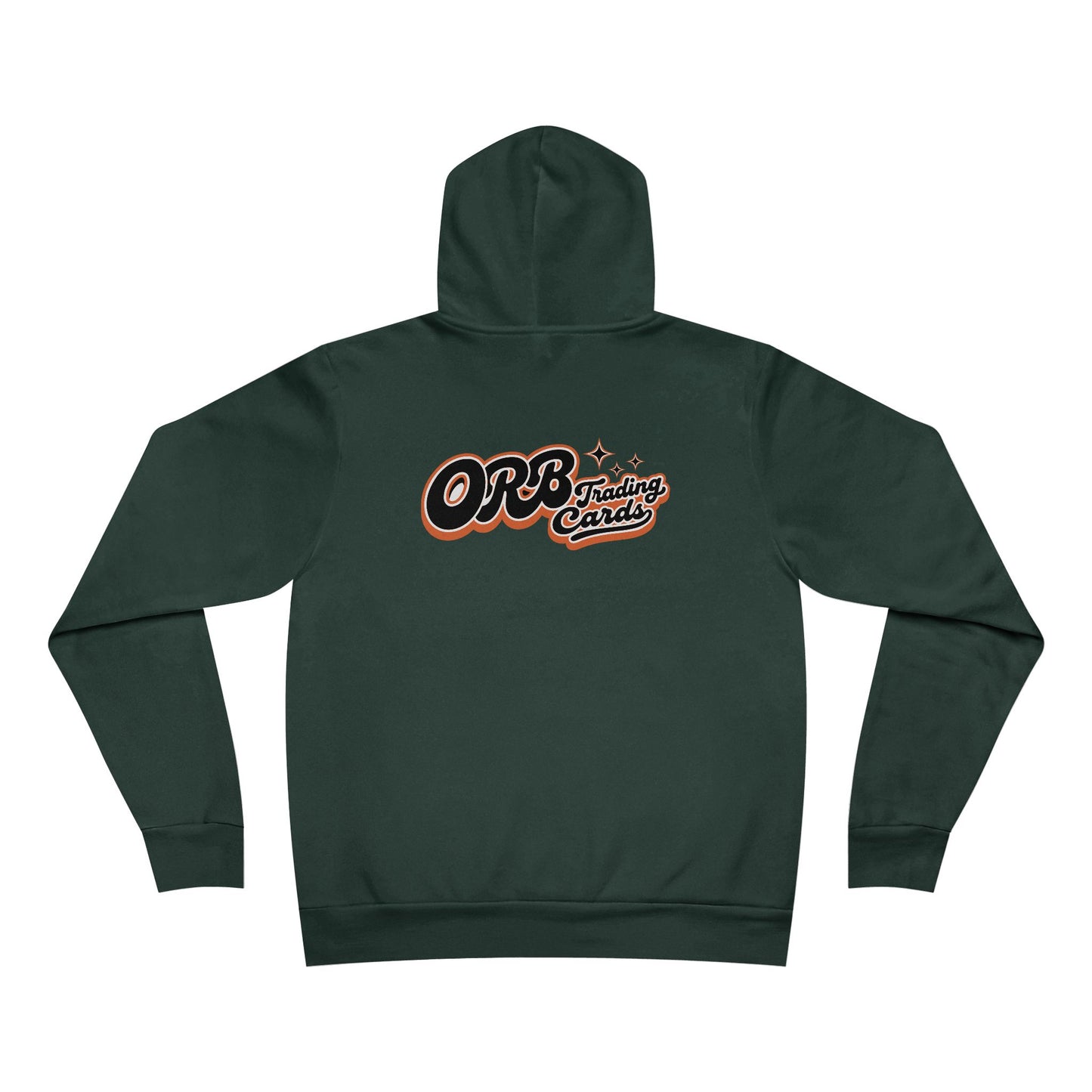 ORB Feeding Circle Hoodie — Retro Script Pullover for Streetwear & Casual Wear