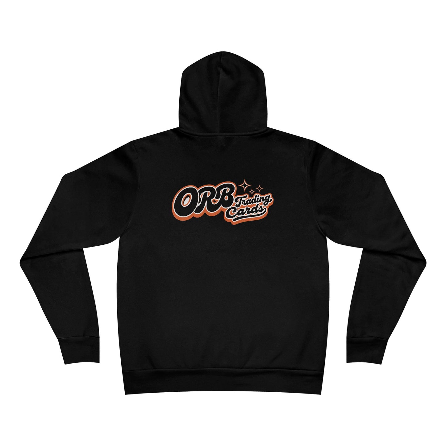 ORB Feeding Circle Hoodie — Retro Script Pullover for Streetwear & Casual Wear