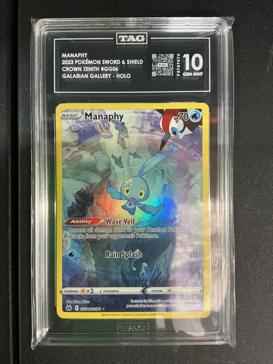 SWSH: Crown Zenith: Galarian Gallery Manaphy 10 TAG #GG06/GG70