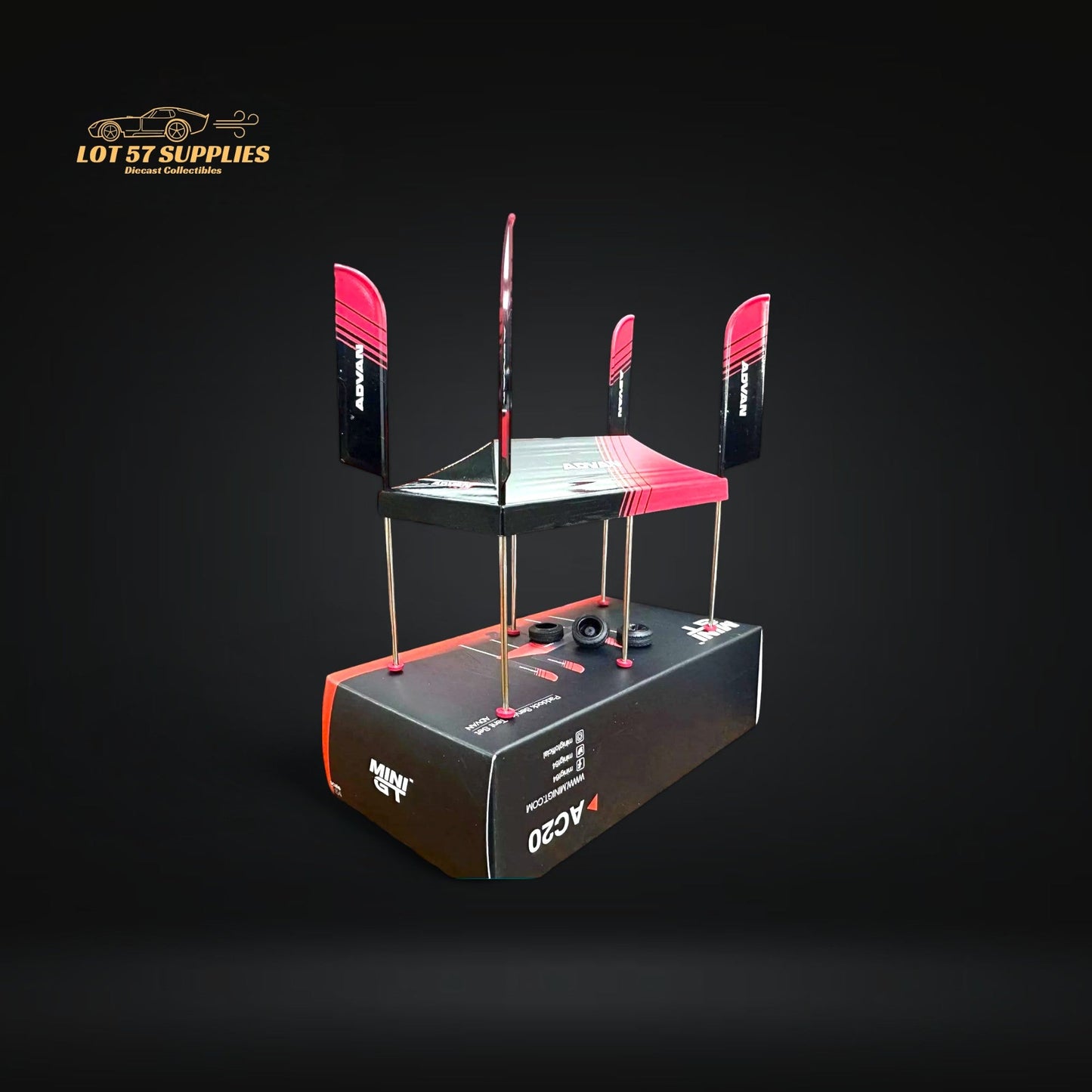 Mini-GT Paddock Service Tent Advan 1:64