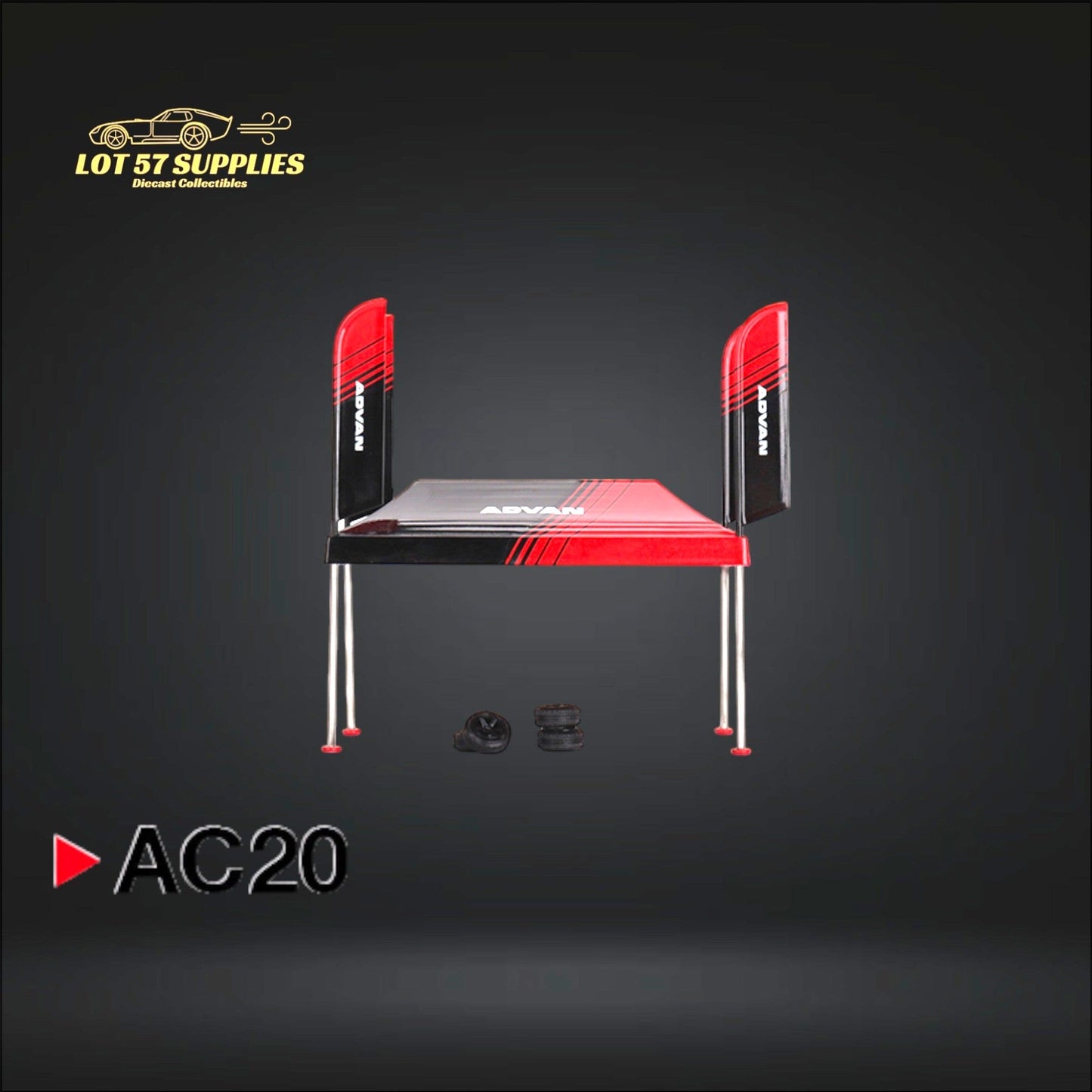 Mini-GT Paddock Service Tent Advan 1:64