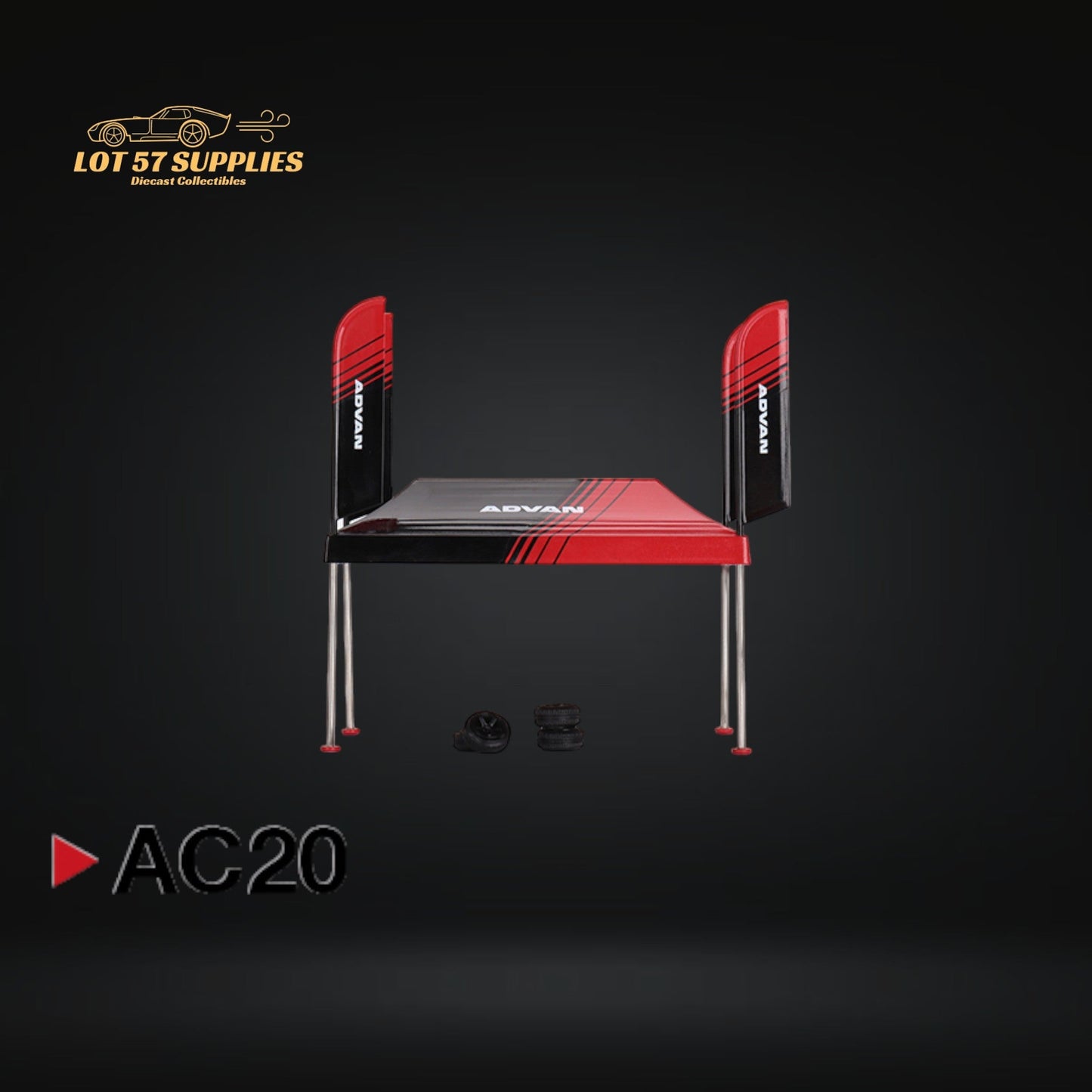 Mini-GT Paddock Service Tent Advan 1:64