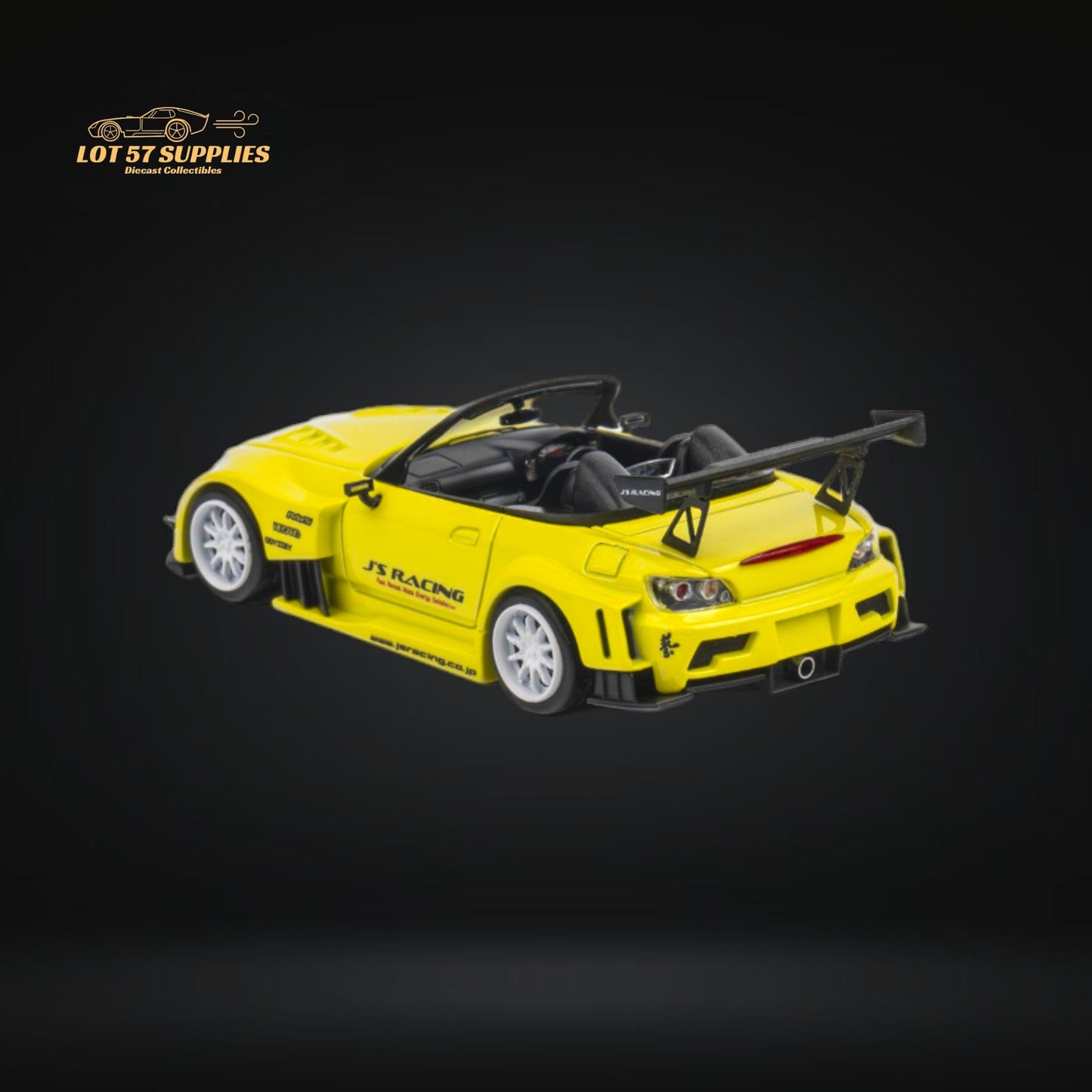 Microturbo Honda S2000 JS Racing Indy Yellow Pearl 1:64