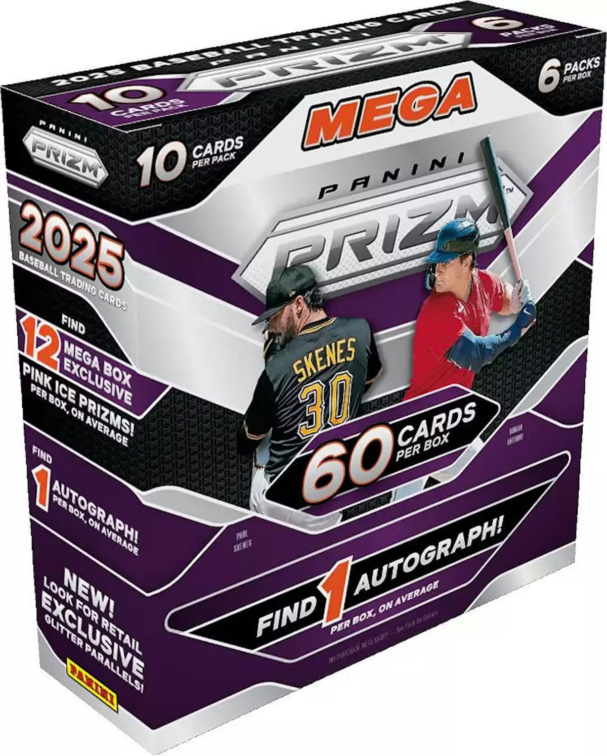2025 Panini Prizm Baseball Mega Box