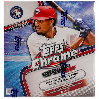 2025 Topps Chrome Update Series Baseball Mega Box