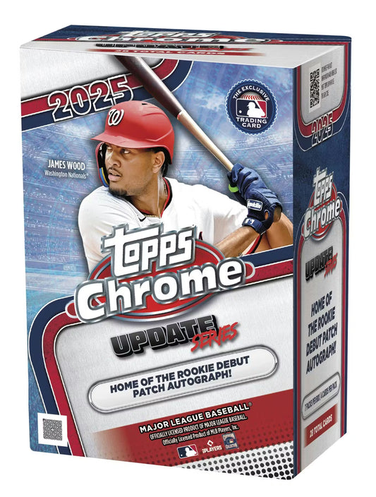 2025 Topps Chrome Update Series Baseball 7-Pack Blaster Box