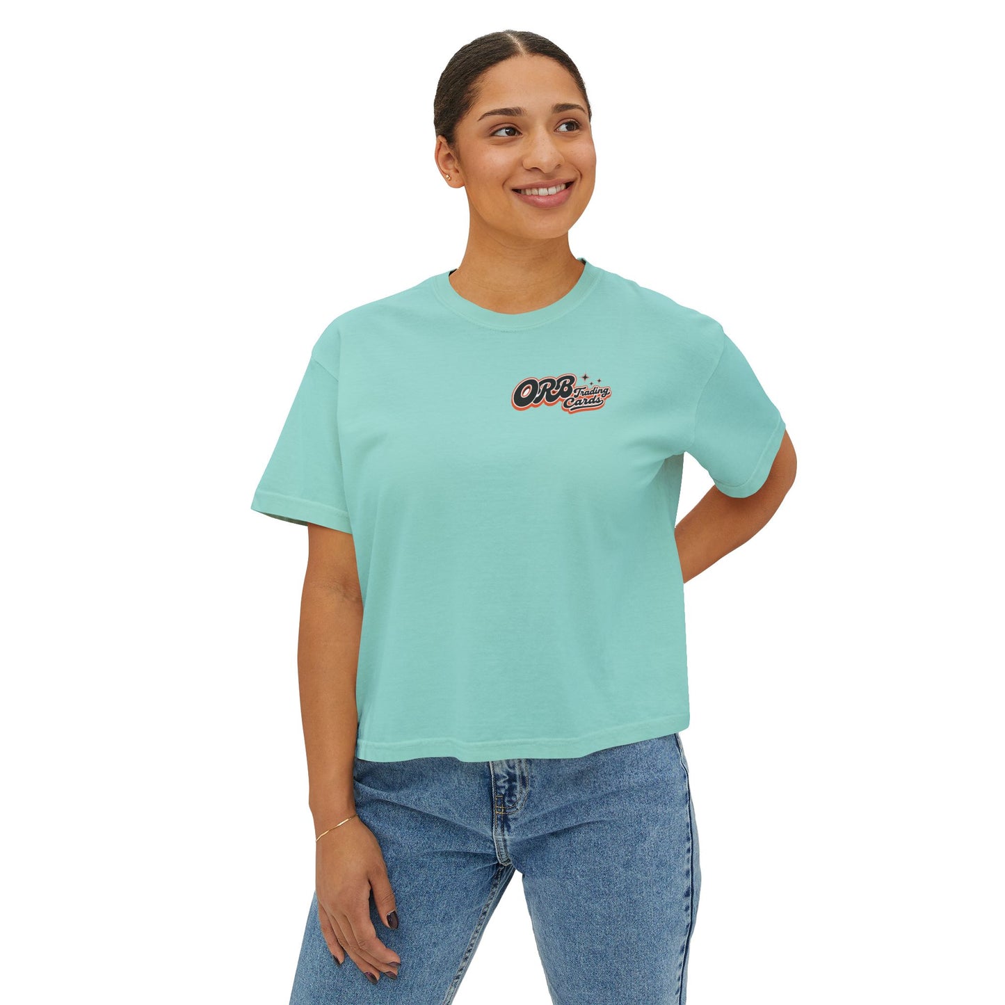 Find Your People Boxy Tee — Women's Casual Retro Script T-Shirt