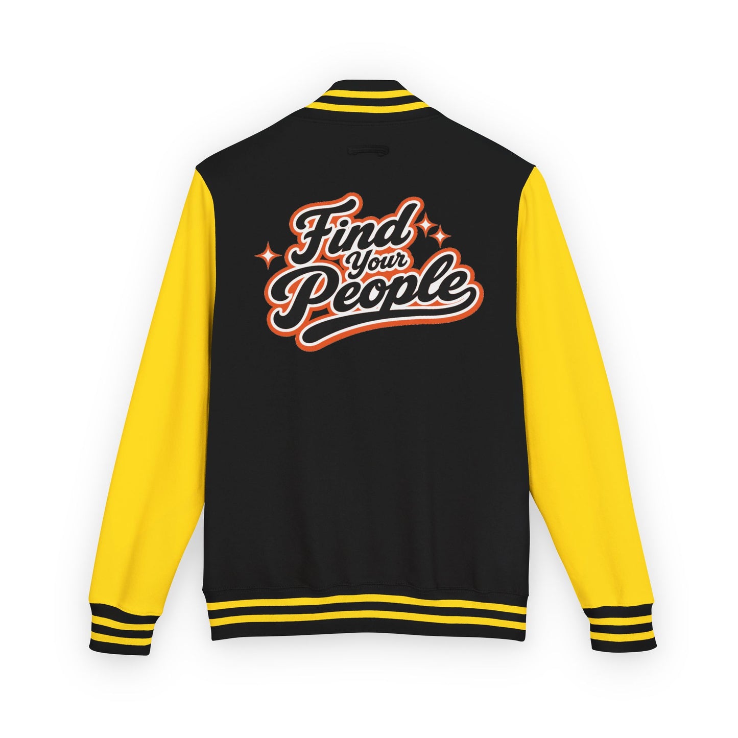 Letterman Jacket — "Find Your People" Retro Varsity Jacket