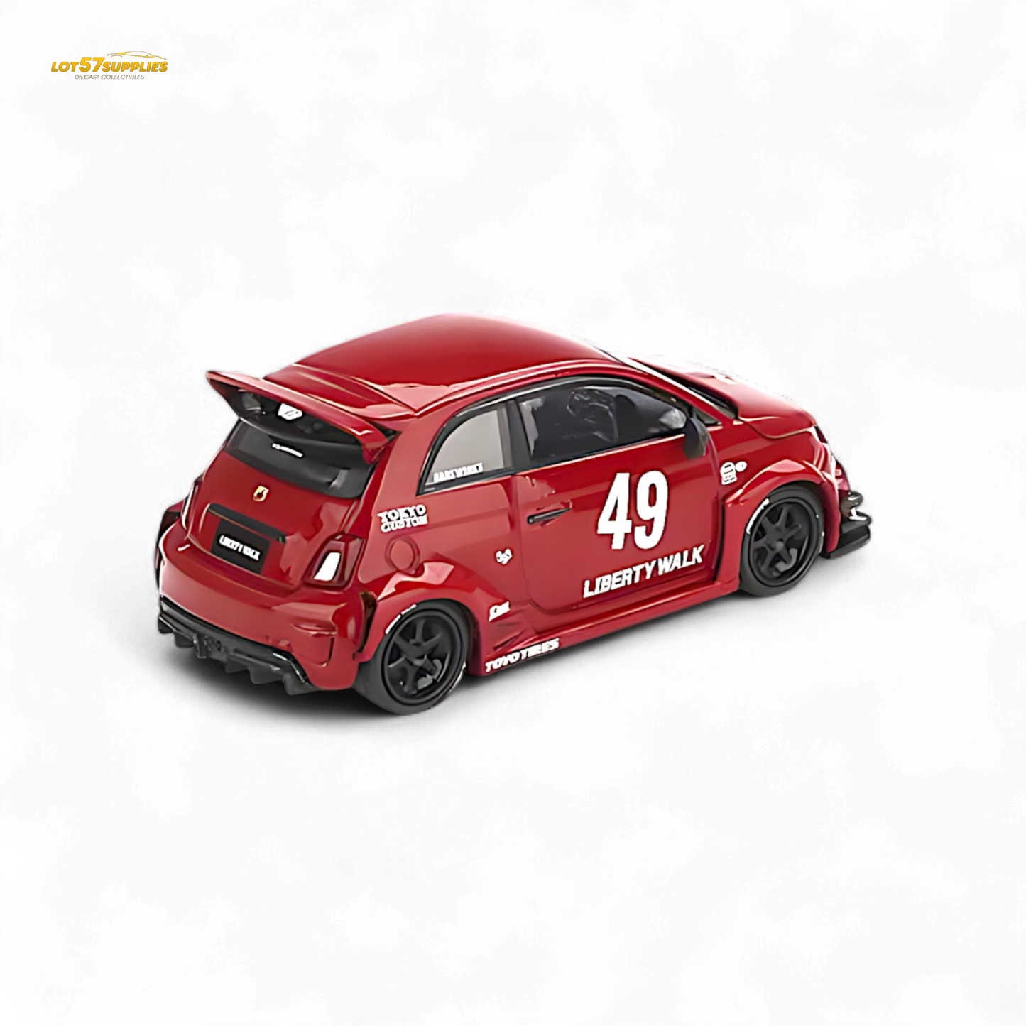 Mini-GT LB-WORKS ABARTH 595 Red 1:64