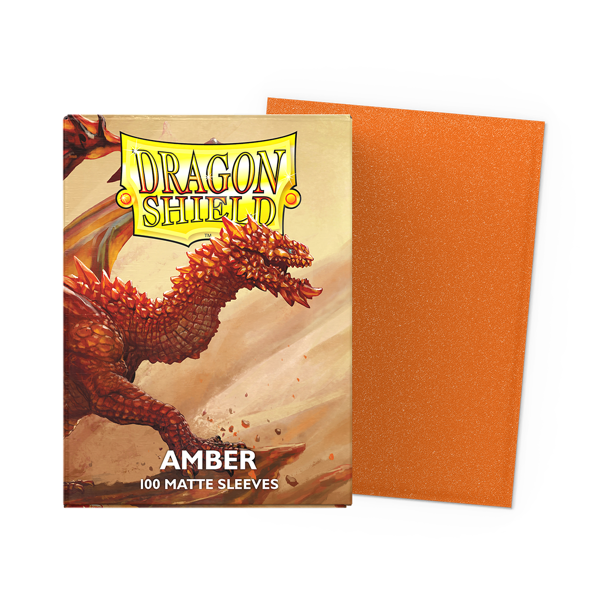 Dragon Shield Matte Sleeves - Amber (100-Pack) product image