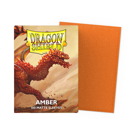Dragon Shield Matte Sleeves - Amber (100-Pack) product image