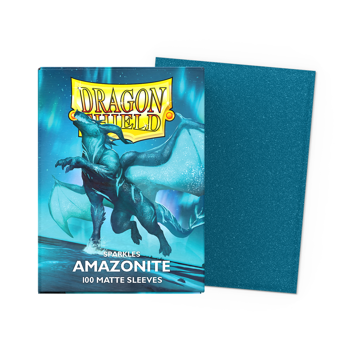 Dragon Shield Matte Sparkles Sleeves - Amazonite (100-Pack)