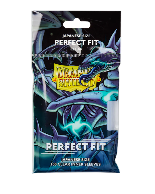 Dragon Shield Perfect Fit Japanese Size Sleeves - Clear (100-Pack)