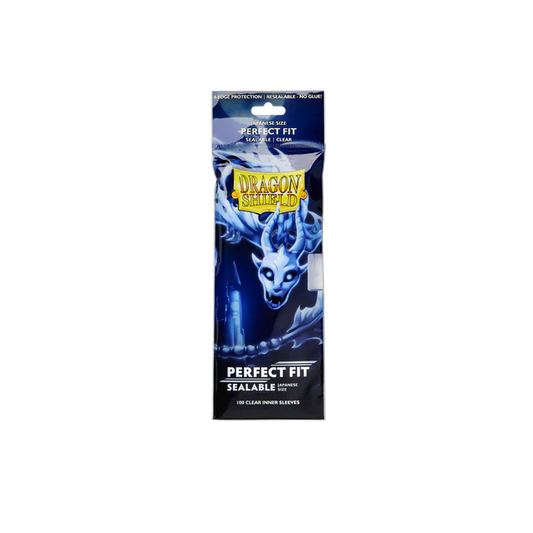 Dragon Shield Perfect Fit Japanese Size Sealable - Clear (100 Pack)