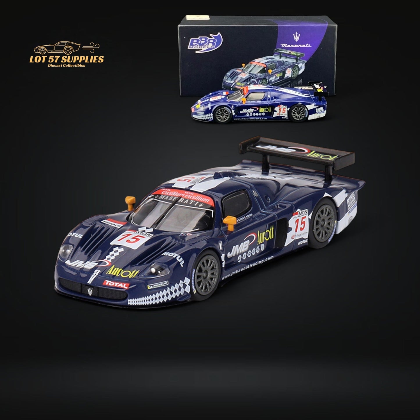 BBR Maserati MC12 Competizione #15 JMB Racing 2008 FIA 24Hr of Spa 1:64
