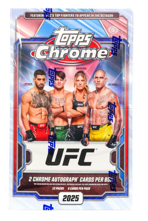 2025 Topps Chrome UFC Hobby Box