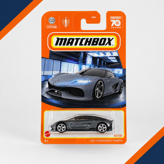 Matchbox 2021 Koenigsegg Gemera - Matchbox 70 Years Series 45/100