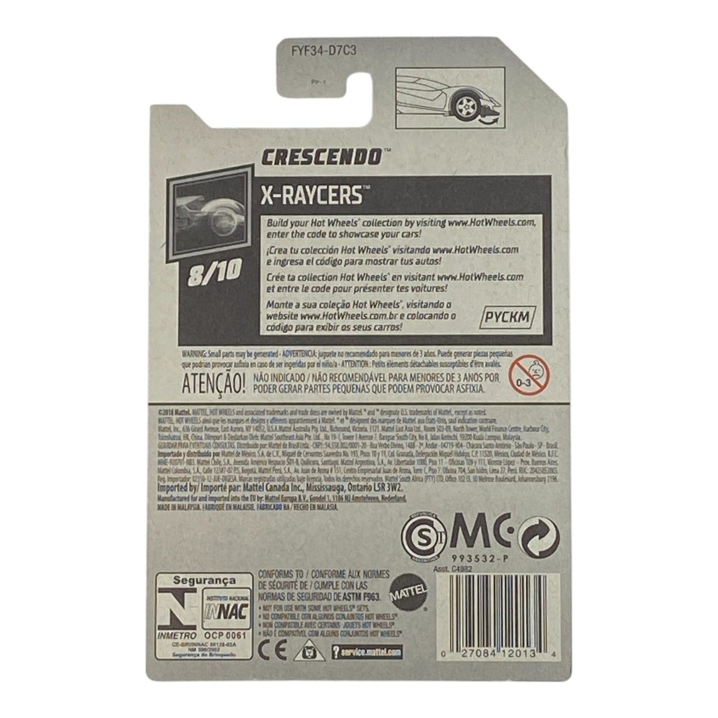 Hot Wheels Crescendo - X-Raycers Series 8/10