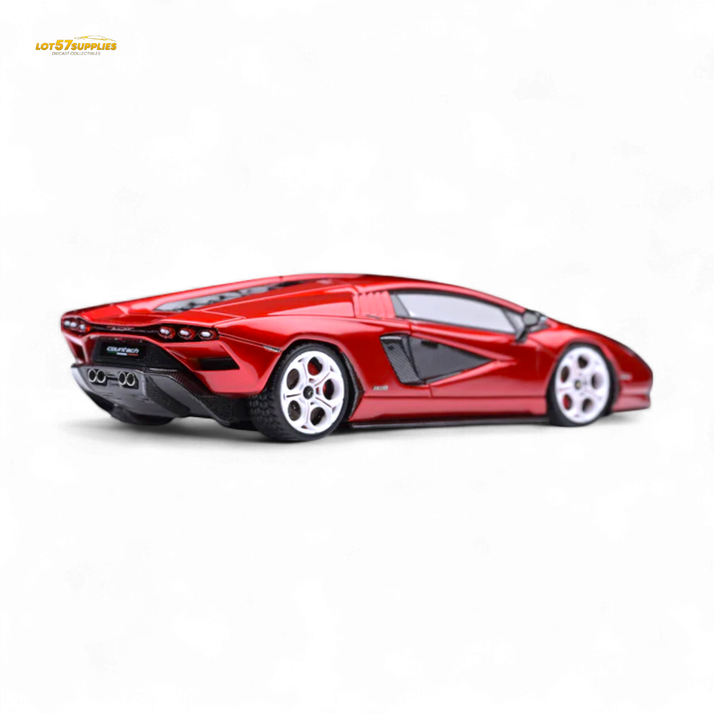 Fuelme Model Countach LPI 800-4 Rosso Scintilla 1:64