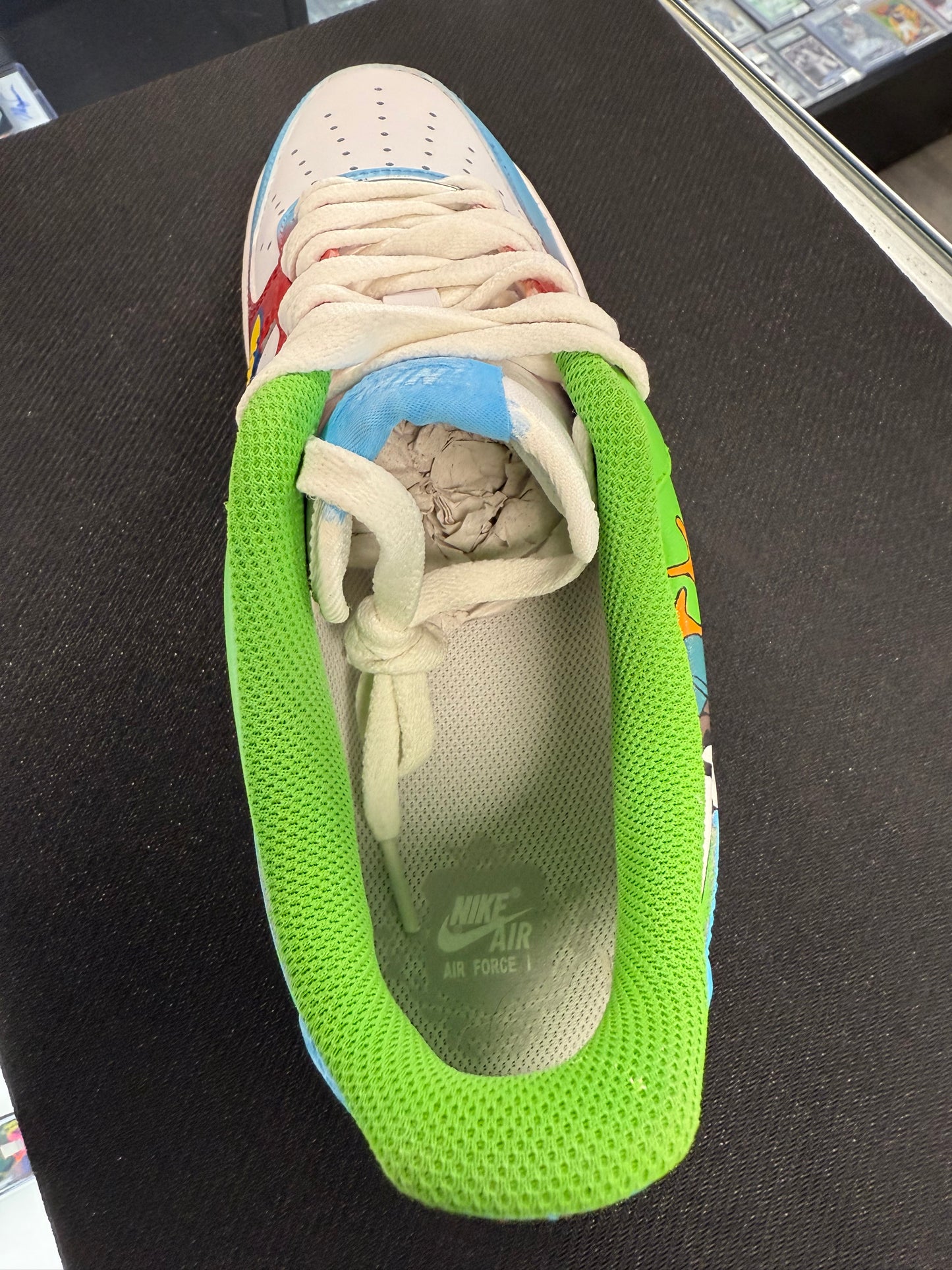 Custom Pokemon Painted Air Force Ones - Size 10