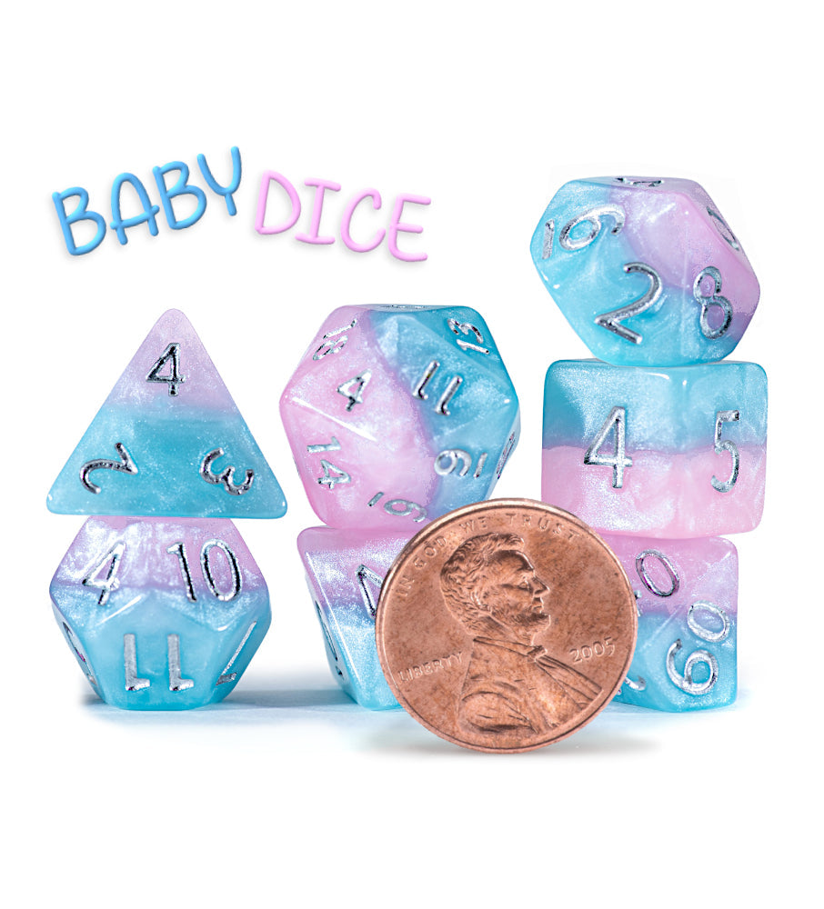 12mm Mighty Tiny Dice Set (7 Dice)
