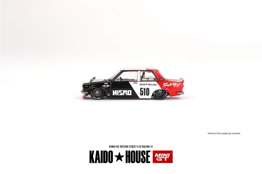 Mini GT x Kaido House Datsun 510 Sedan Racing V1 1:64