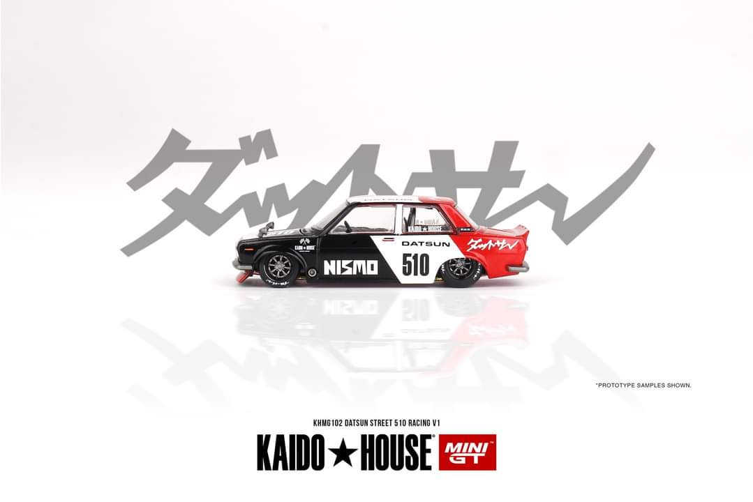 Mini GT x Kaido House Datsun 510 Sedan Racing V1 1:64