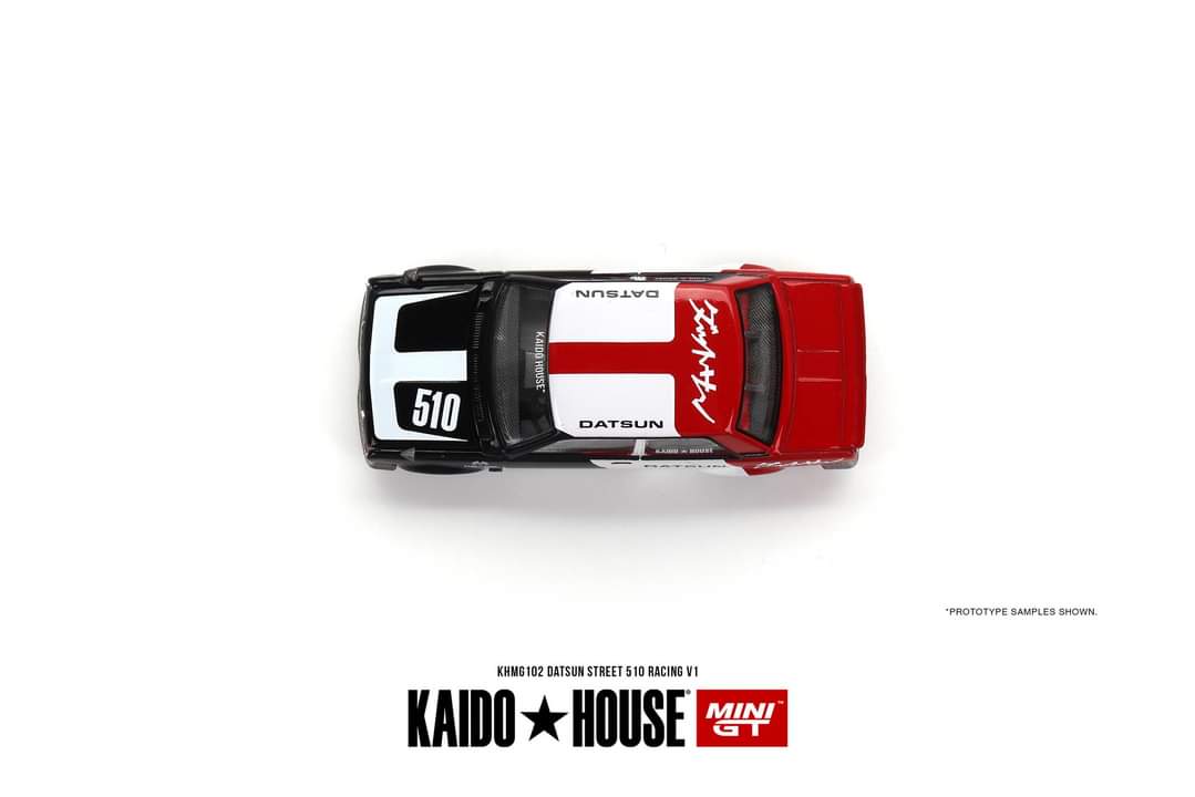 Mini GT x Kaido House Datsun 510 Sedan Racing V1 1:64