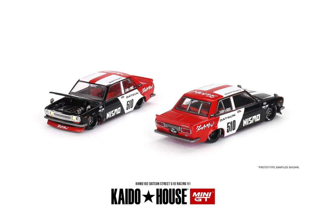Mini GT x Kaido House Datsun 510 Sedan Racing V1 1:64
