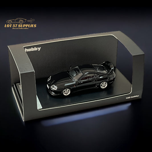 123 Hobby Toyota Supra JZA80Z Black 1:64