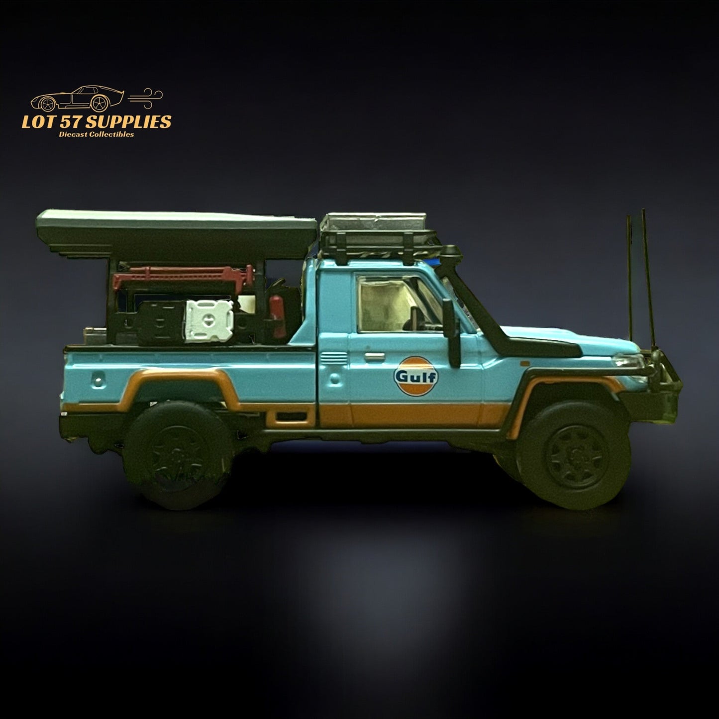 AutoBots Models Toyota Land Cruiser LC79 Gulf Livery 1:64