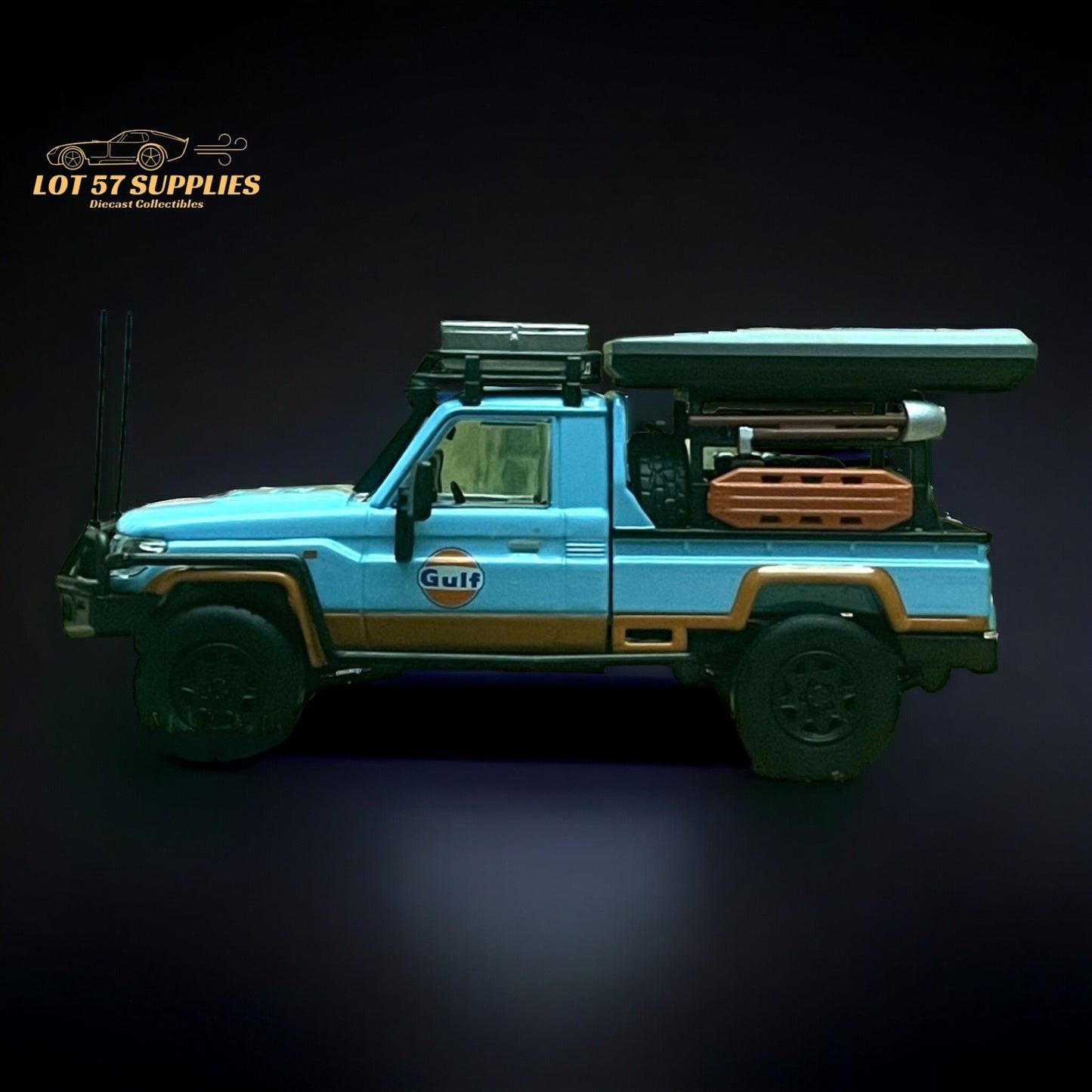 AutoBots Models Toyota Land Cruiser LC79 Gulf Livery 1:64
