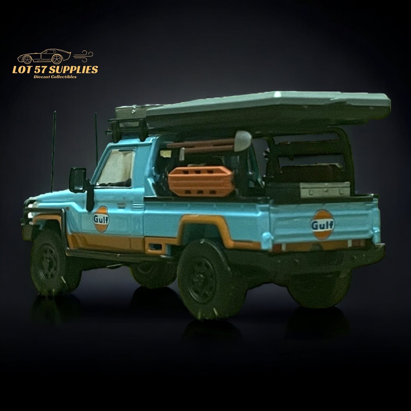 AutoBots Models Toyota Land Cruiser LC79 Gulf Livery 1:64