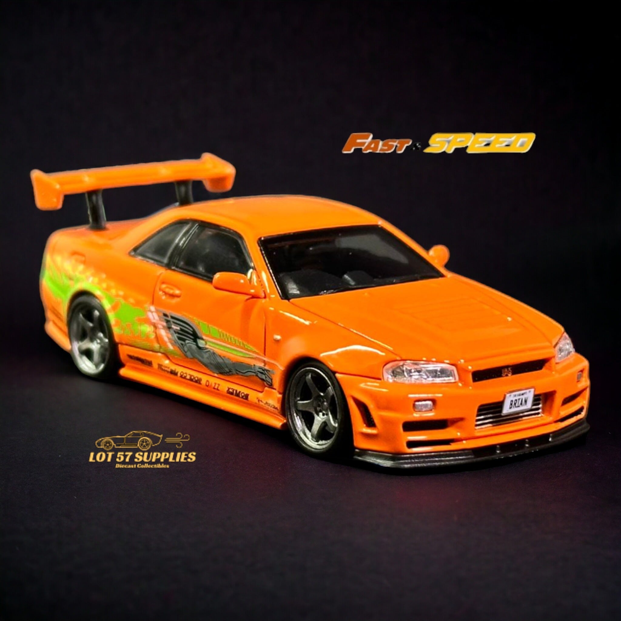 Fast Speed Nissan Skyline GT-R R34 | ORB Trading Cards – Orb
