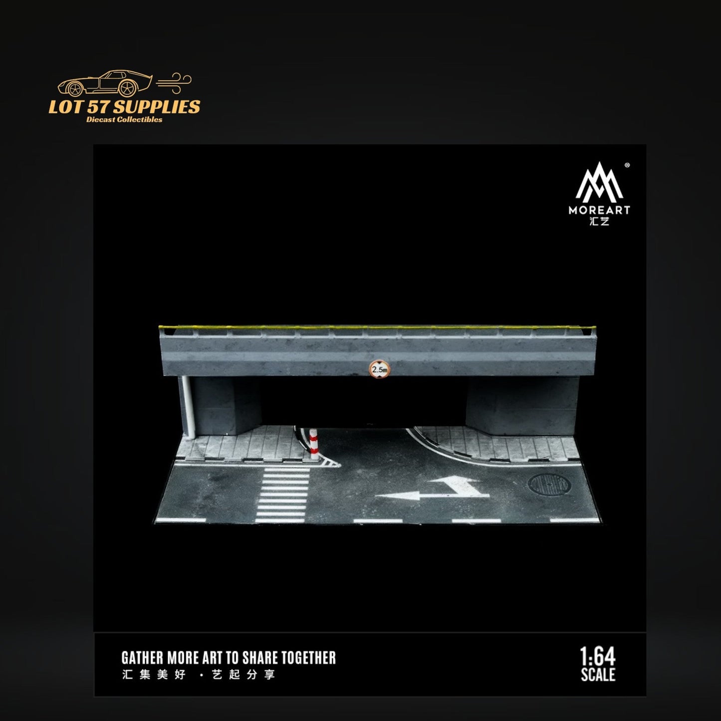 (Pre-Order) MoreArt Overpass Scene Diorama 1:64