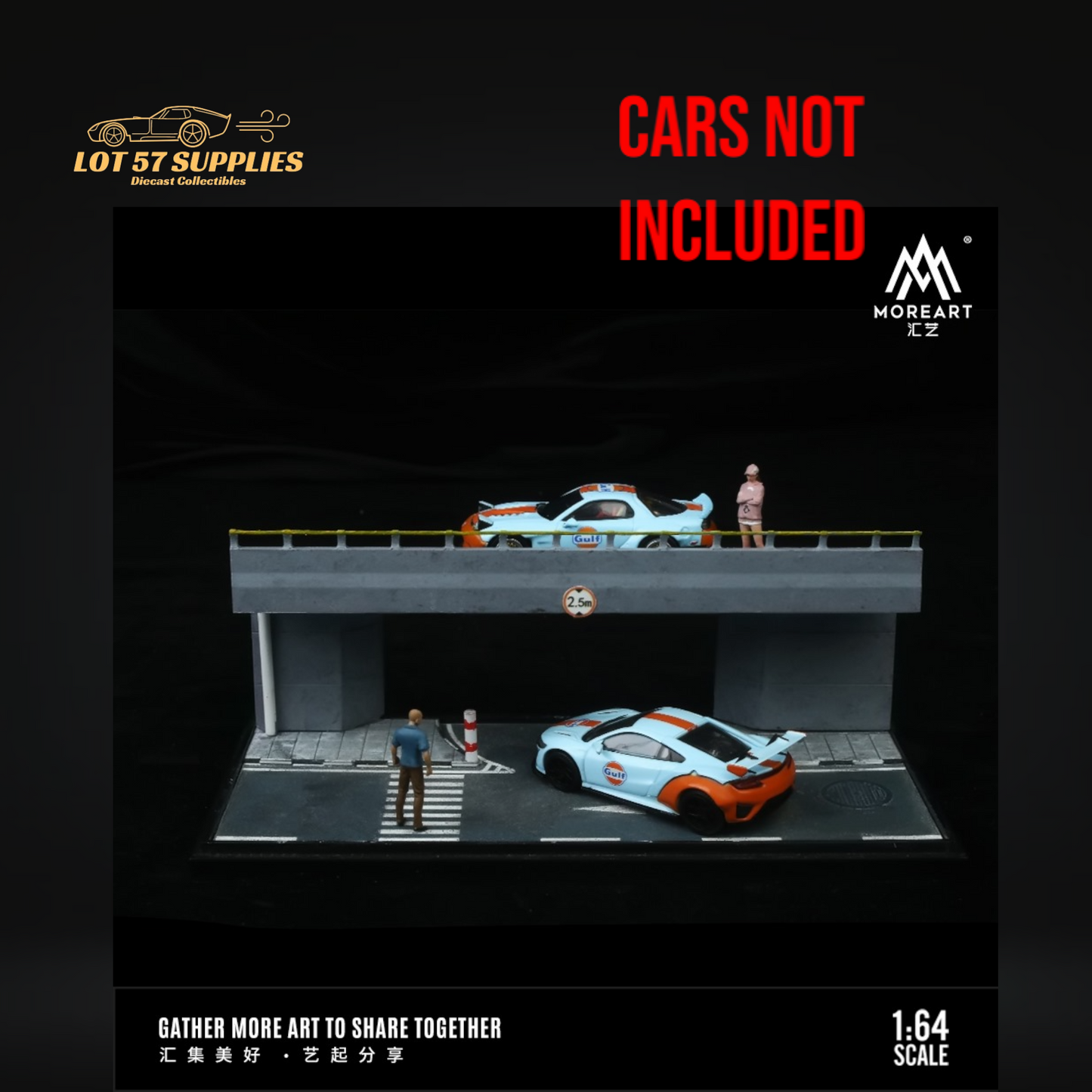 (Pre-Order) MoreArt Overpass Scene Diorama 1:64