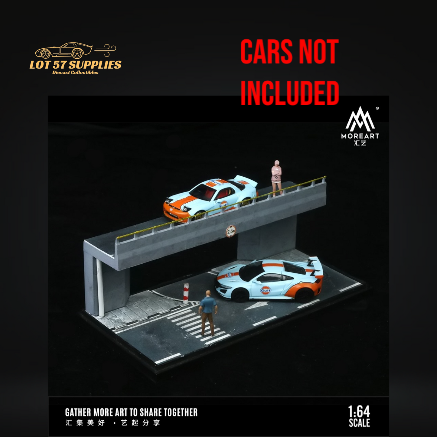 (Pre-Order) MoreArt Overpass Scene Diorama 1:64